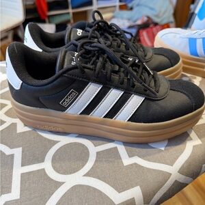 Adidas womans Black and White Sneakers